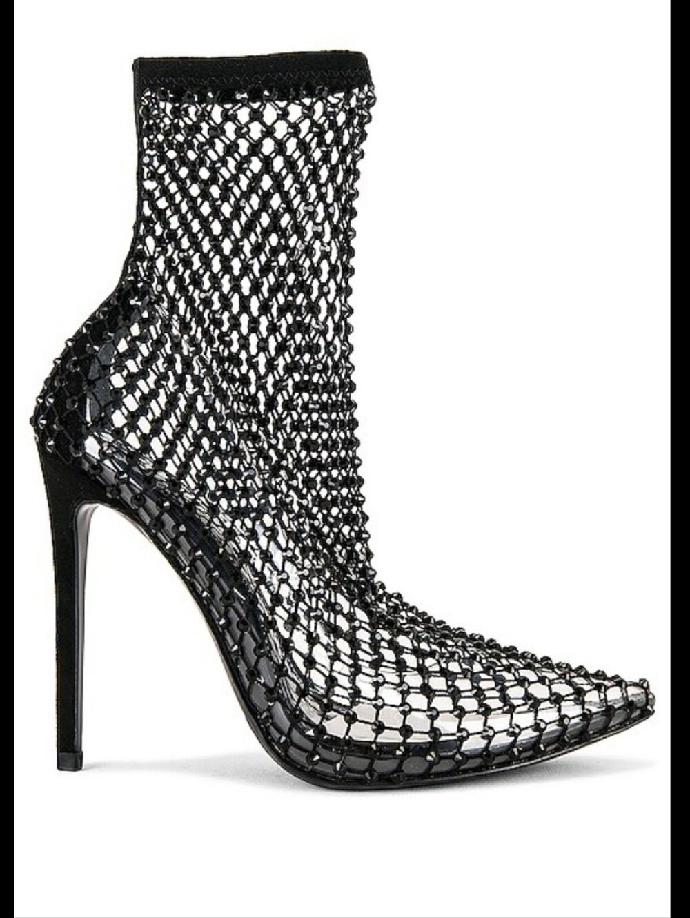 JLO revolve Rhinestone Sock Style Pumps. - Picture 3 of 7